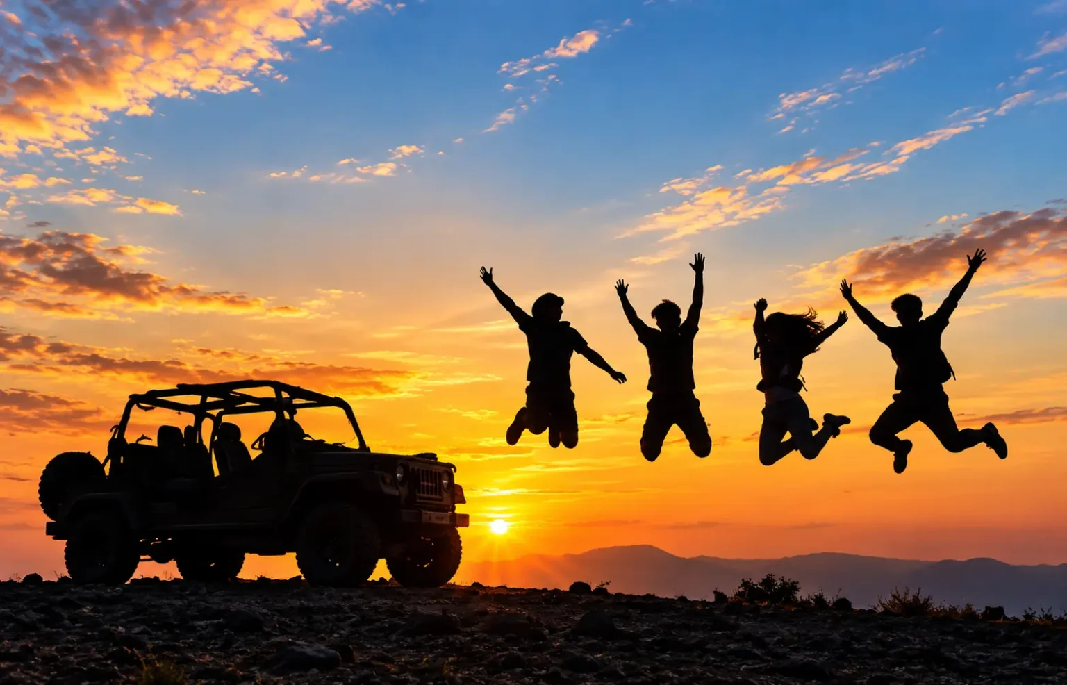 Jeep adventure on Mount Merapi
